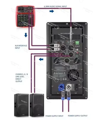 Y60A K12A المهنية وحدة مكبر كهربائي رقمي 1000 واط نشط فئة D مكبر كهربائي واسع للمسرح المنزلي بصوت عال #4