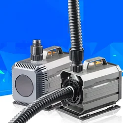 Aquarium Fountain Submersible Pump 24-200W 220V Amphibious Water and Land Dual Use Filter Water Change Circulation Oxygen Pump