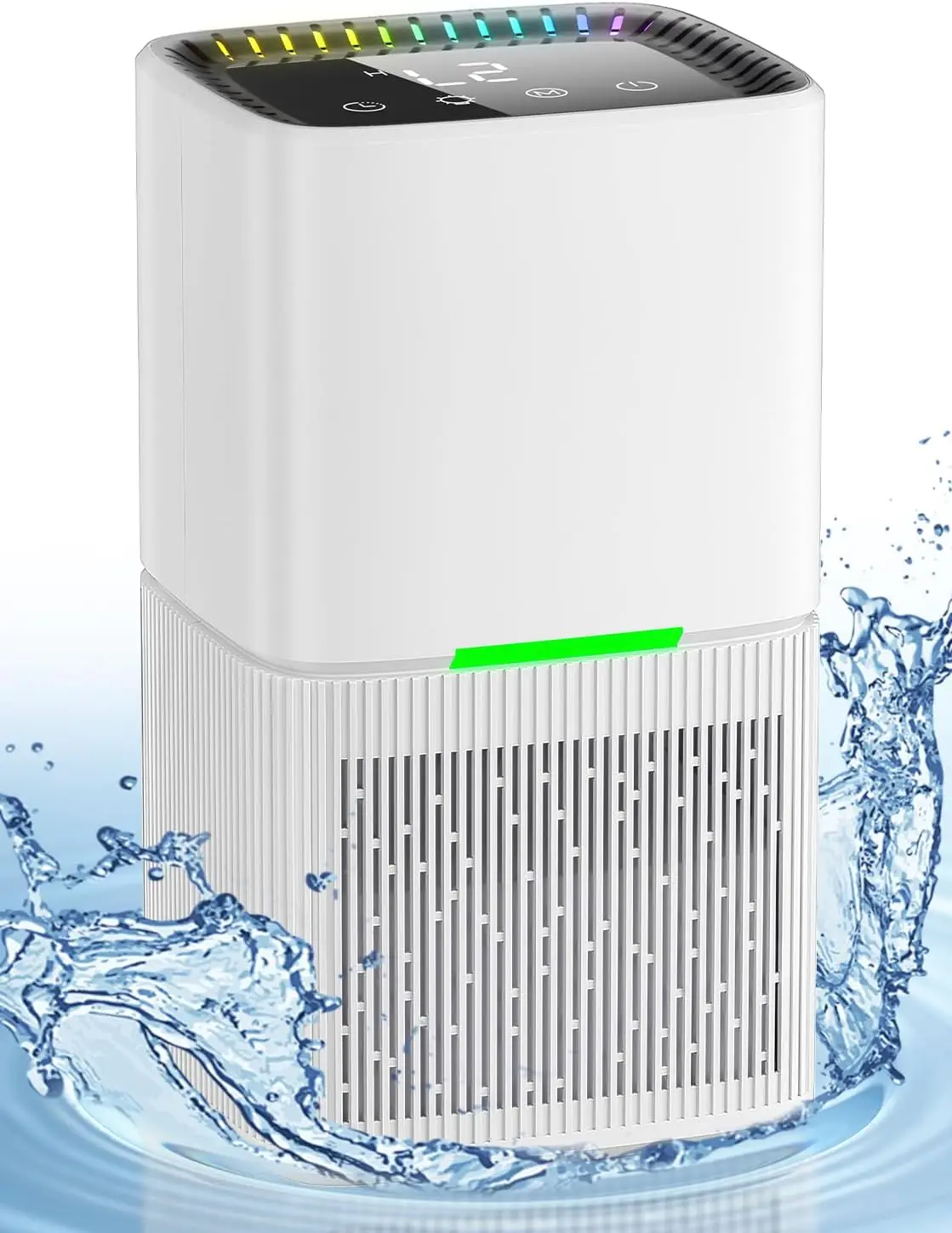 2026 New Upgrade Dehumidifier, 60 OZ Water Tank, Dehumidifiers For Home, 500 Sq. Ft. Dehumidifier For Basement Bathroom Bedroom