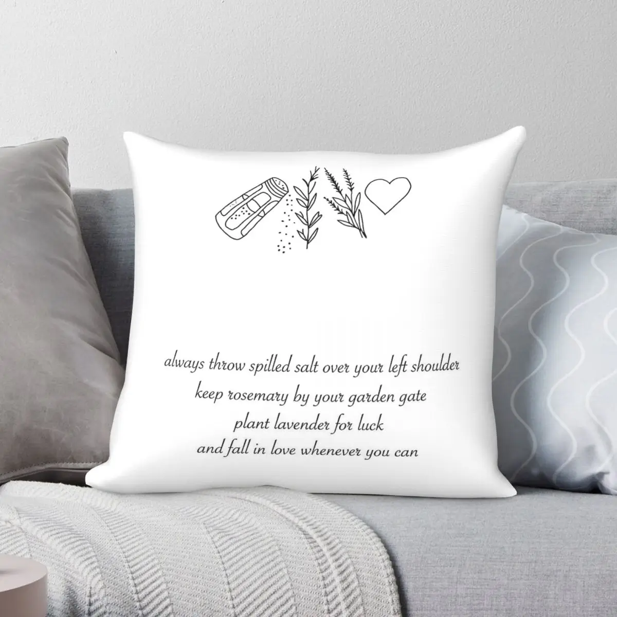 Practical Magic Pillowcase Polyester Linen Velvet Printed Zip Decorative Pillow Case Car Cushion Cover Wholesale 18