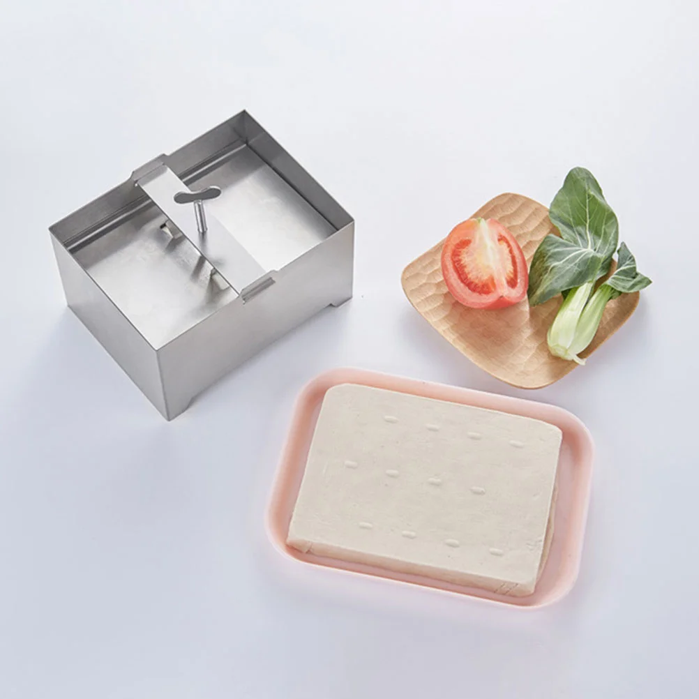 Tofu Maker Pressing Mold Stainless Steel Homemade Soybean Curd Mold Curd Making Tool tofu press mould