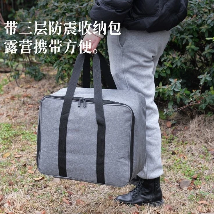 Winter Heating Firewood Stove for Heating, Watching Fire, Cooking, Tea Brewing, Foldable Outdoor Tent, Portable Self-Driving