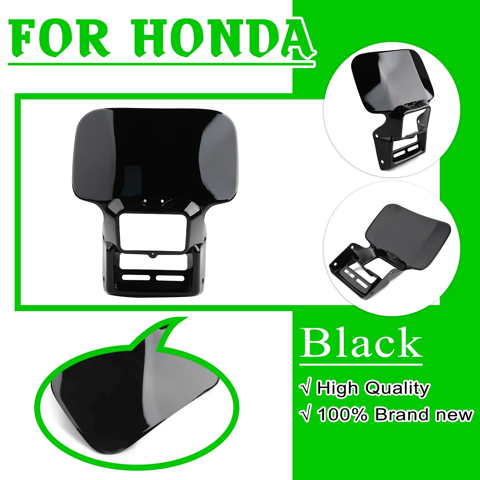 For Honda XR200R 1986-1988 Front Headlight Shell Cover Visor For Honda XR350R 1983-1985
