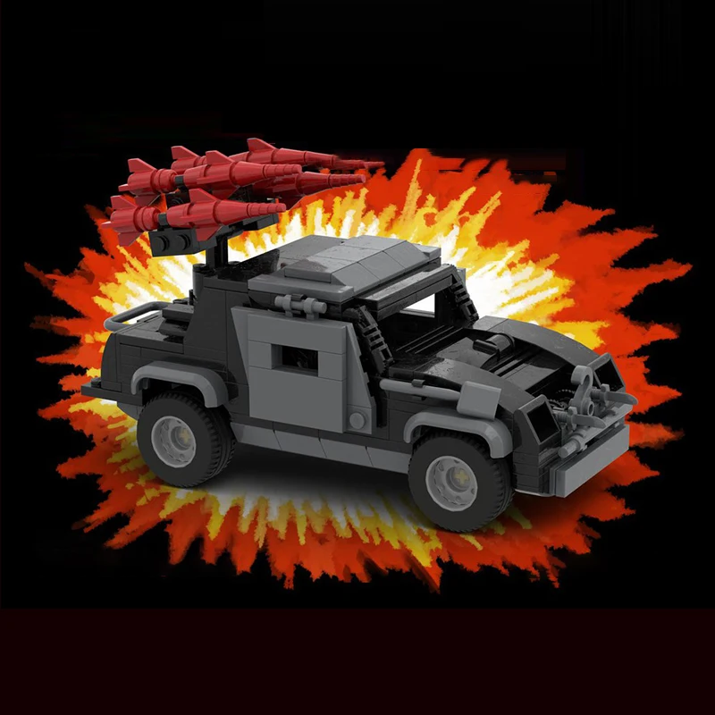 Military Animation Model MOC Building Bricks Special Vehicle Equipment Modular Technolog Gift Holiday Assemble Children Toy Suit