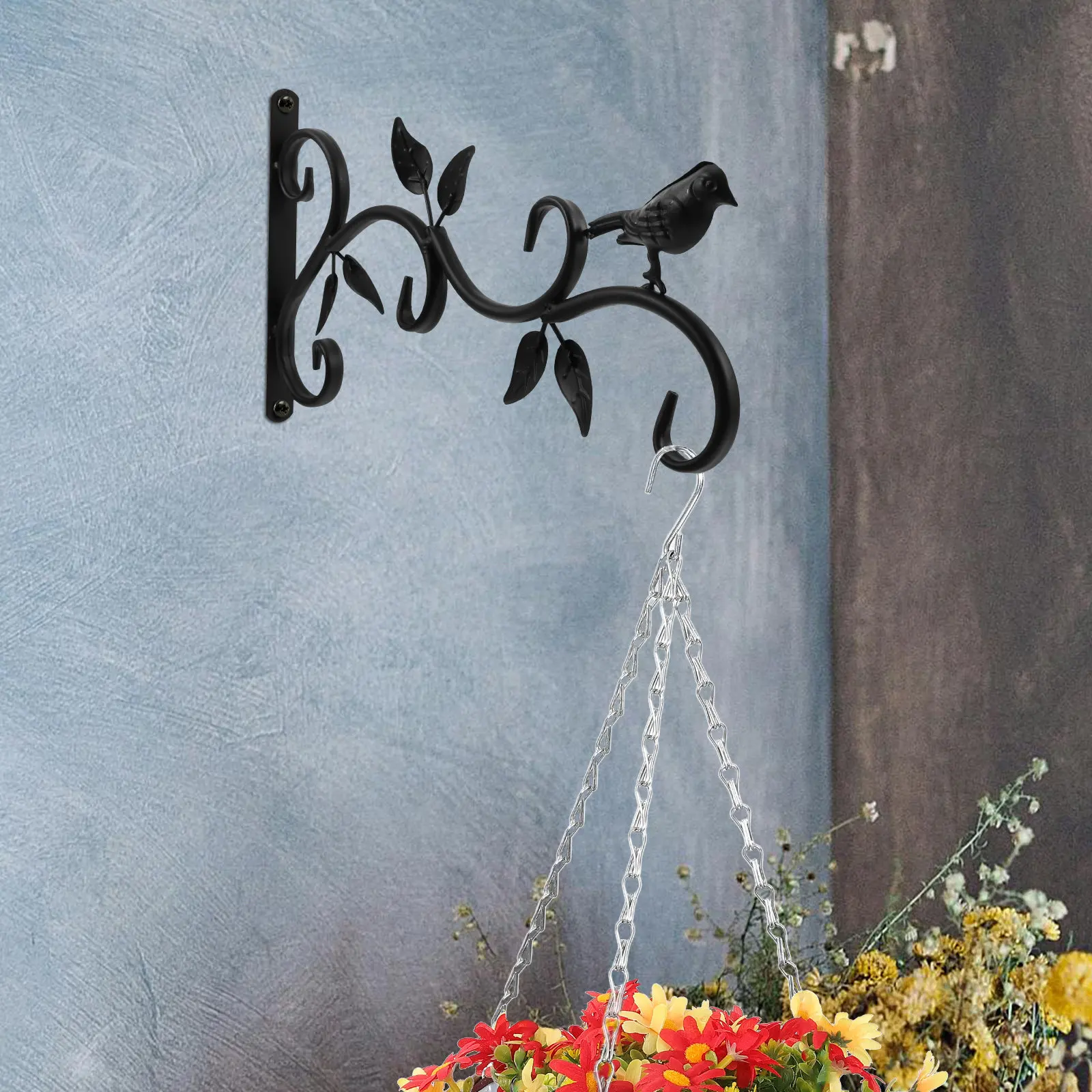 Hanging Flower Pot Bracket Brackets for Planter Basket Holder Hook Hooks Garden Hangers