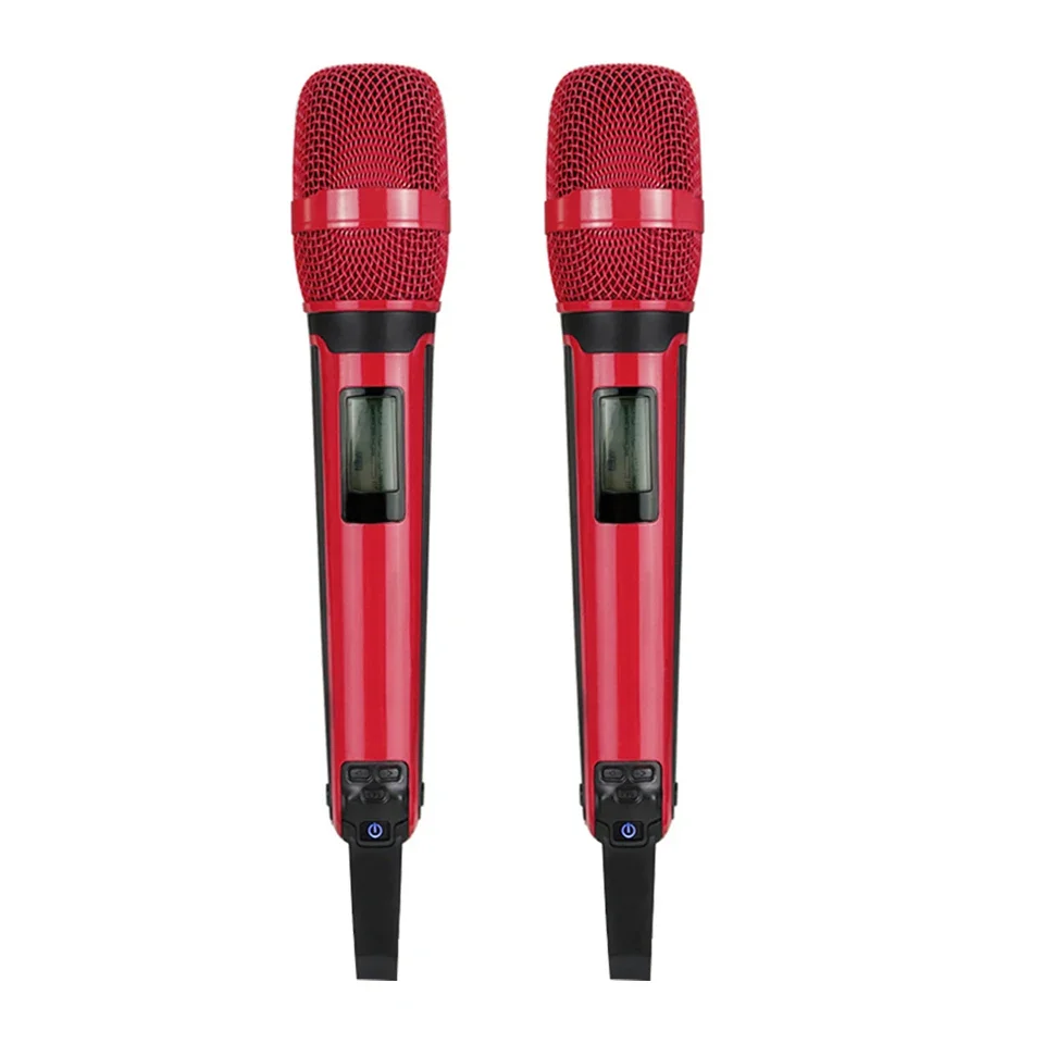 Single Receiver Double Handheld Microphone Multiple Colour High Quality SKM9000 UHF Professional Wireless Microphone Metal Mic