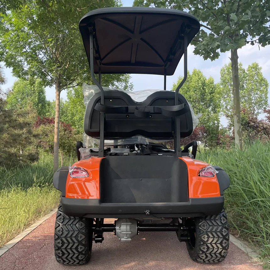 2024 New Quick Shipping Golf Cart Off-Road Tire Electric Sightseeing Car With Bluetooth Speaker Off-Road Electric Car