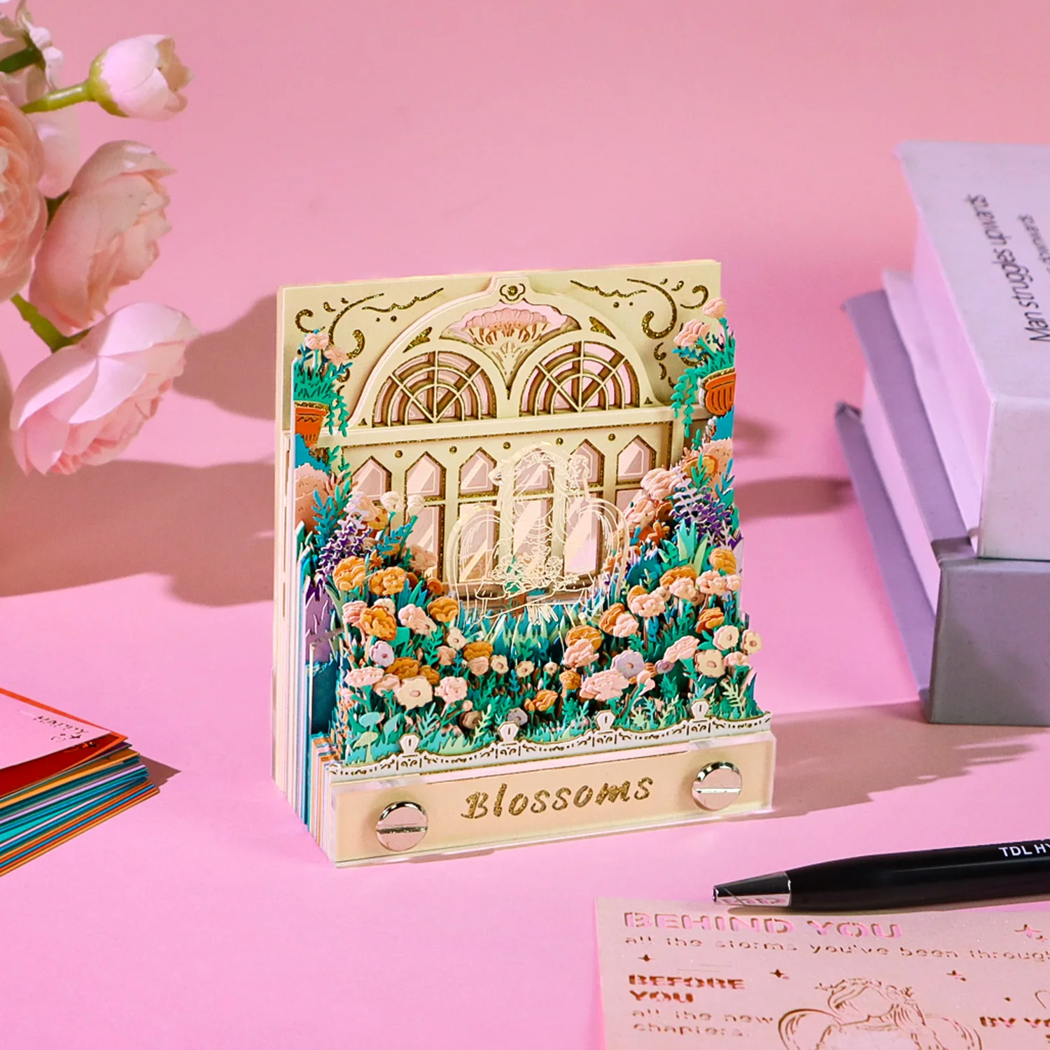 Mothers Day Gift Notepad Kawaii Stationery Gift Ideas Miniature Items For Mom Ornaments For Desktop Decoration