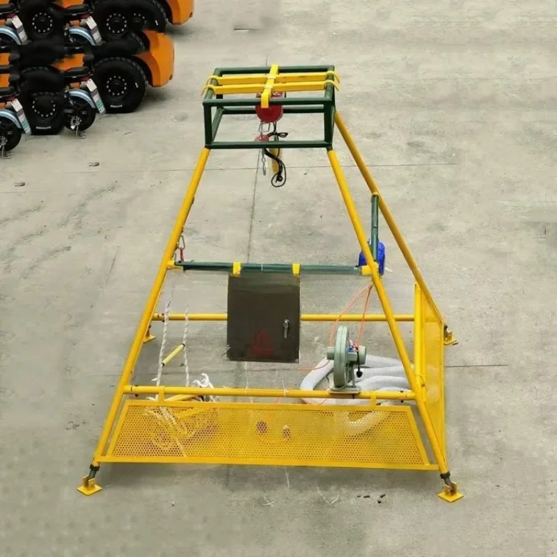 All-in-one machine automatic air supply intelligent lifting machine with pressure operation workover equipment