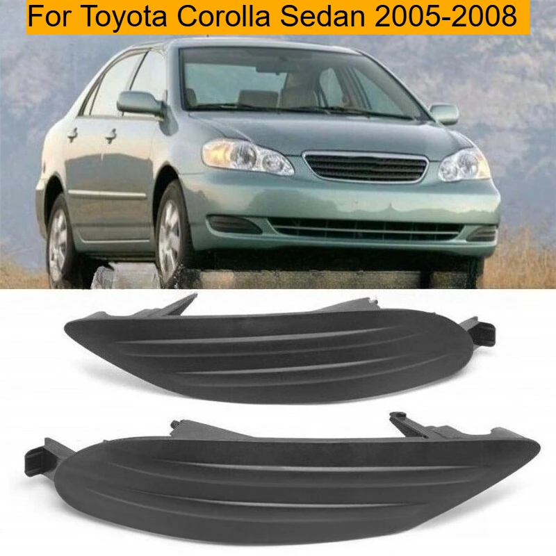 fog light frame For Toyota Corolla Sedan 2005 2006 2007 2008 Exterior Fog Light Frame Front Fog Cover Grille Light Frame
