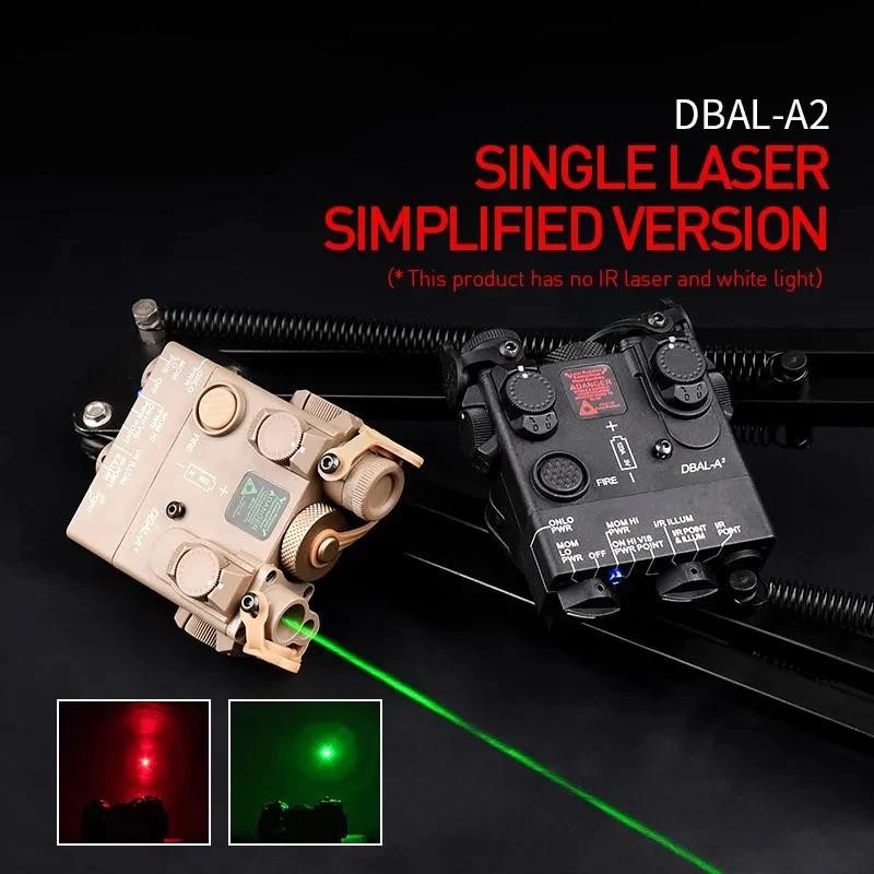 WADSN Tactical DBAL Red Dot Indicator Dbal A2 Green Pointer Singal Laser Airsoft DBAL-A2 Hunting Scout Light Fit 20mm Rail