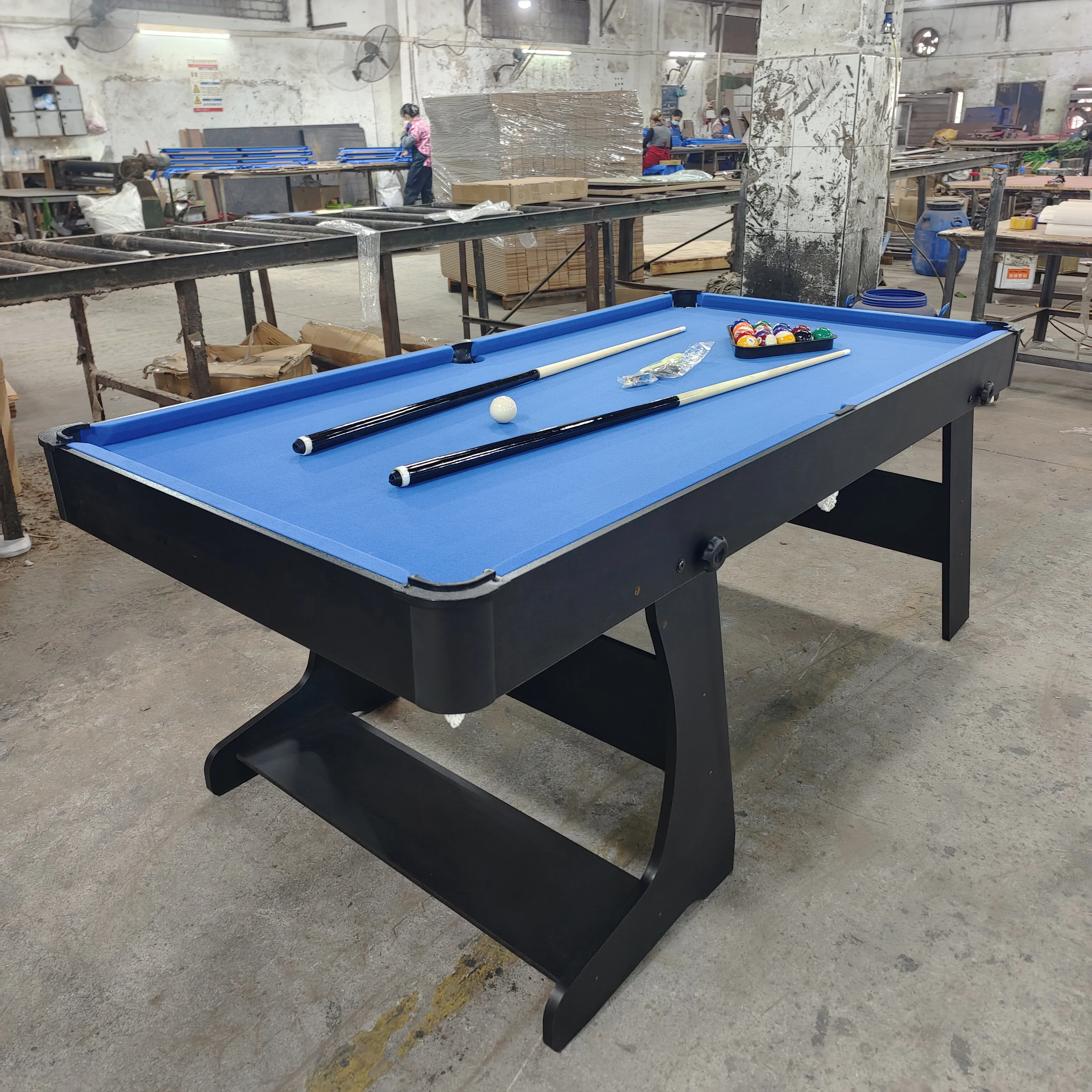 Budget 6ft 3-in-1 Multifunctional Foldable Portable Pool Table