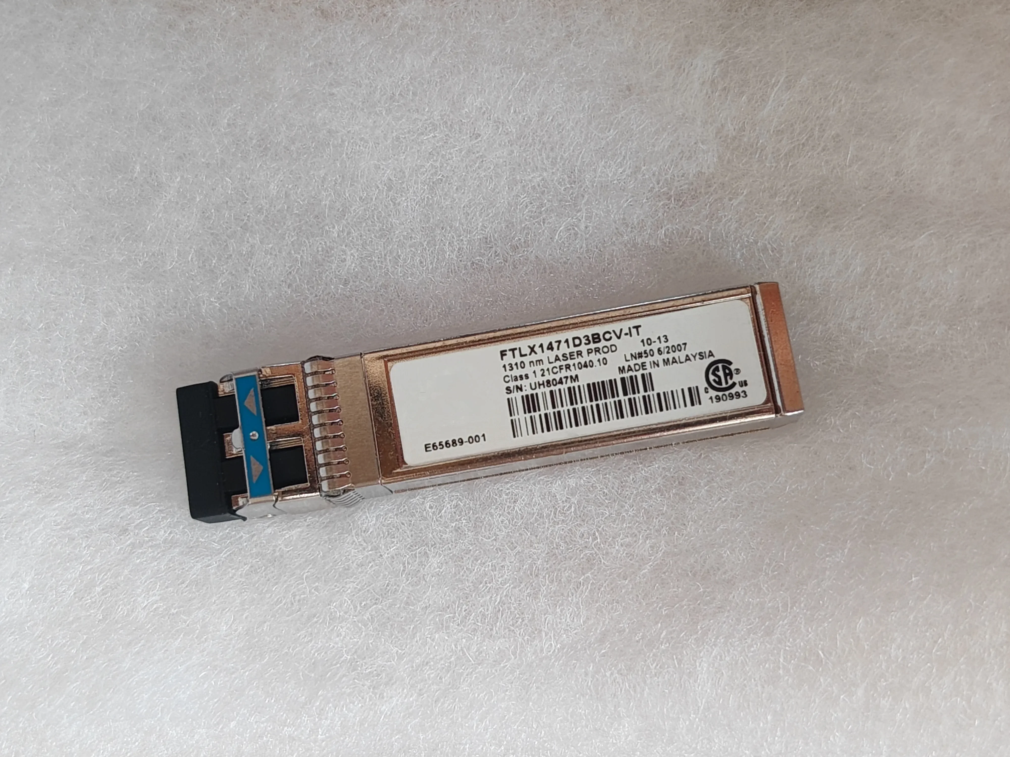 

New SFP 10GB LR FTLX1471D3BCV-IT/E65689-001/it-el 1310nm 10KM sfp/E10GSFPLR/X710 X520 adapter general purpose fiber 10G sfp