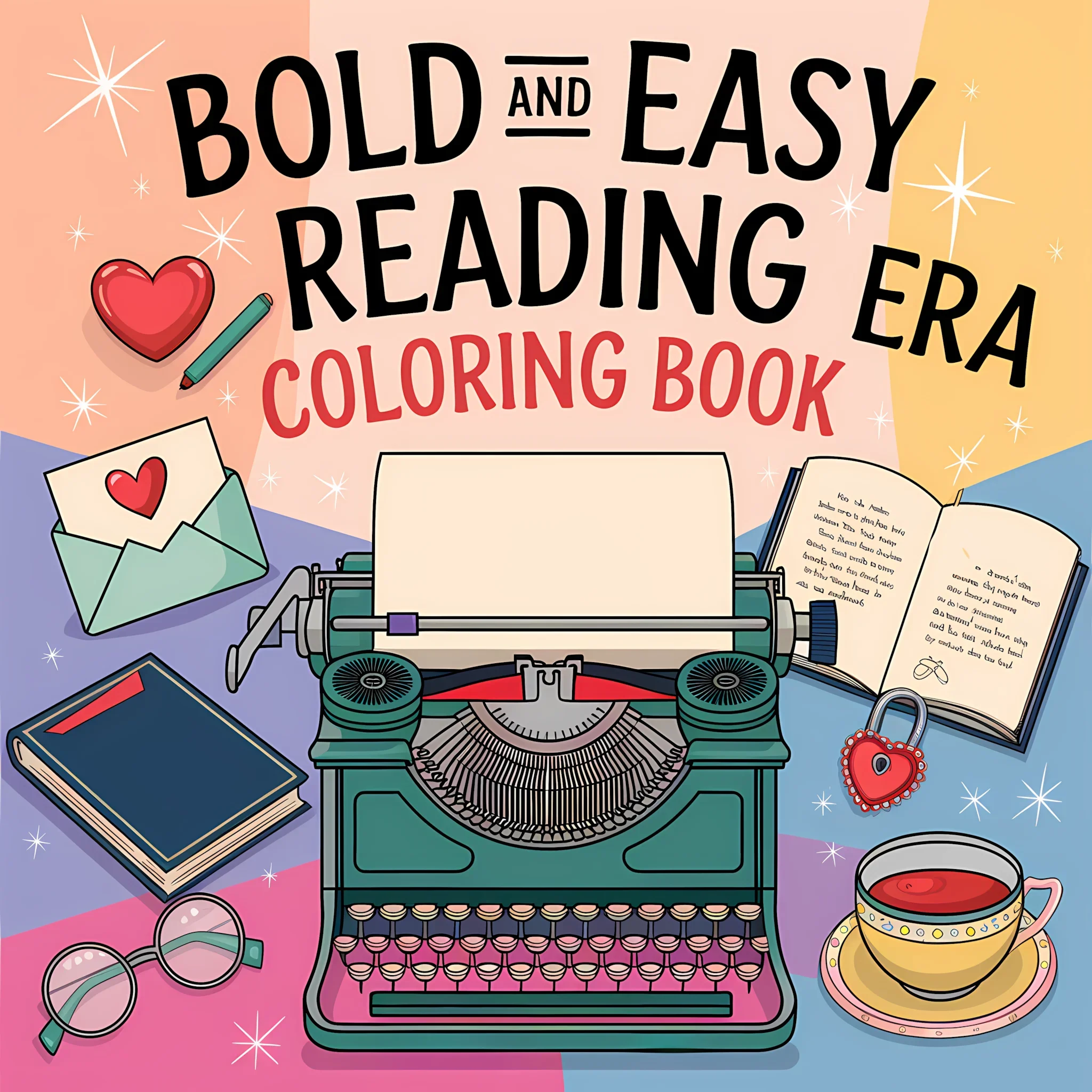 

Книга-раскраска Easy Reading Era для взрослых, подарок на день рождения, школьные принадлежности, милая книга для рисования для взрослых