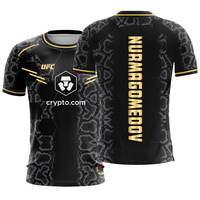 New Hot Selling Ufc 2025 Nurmagomedov Boxing Enthusiast T-shirt Extreme Sports Round Neck Short Sleeved Casual Fashion Top