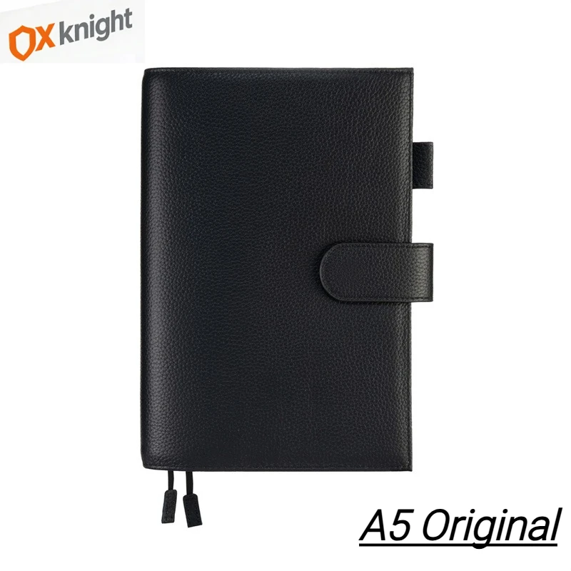 ox-knight-original-series-a5-cover-for-hobonichi-cousin-a5-notebook-genuine-pebbled-grain-leather-planner-organizer-agenda
