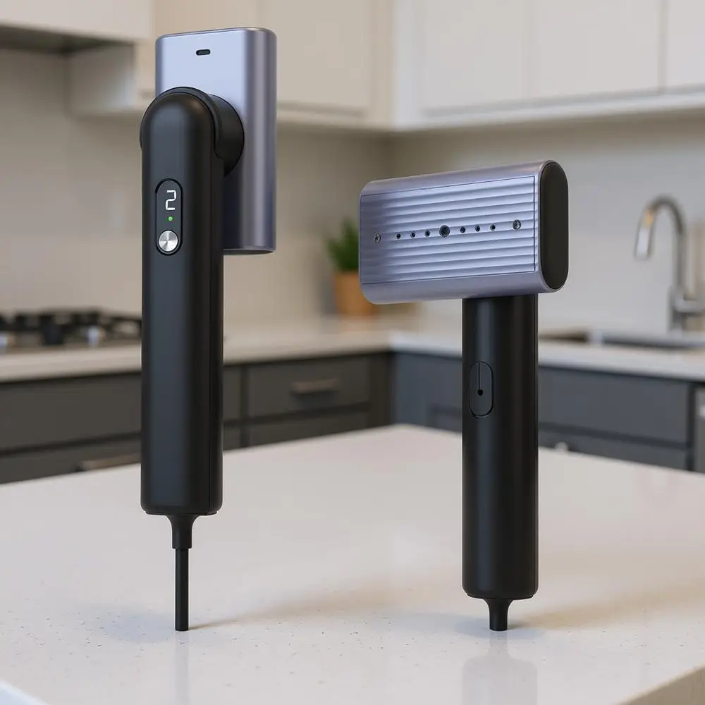 

Умный ручной отпариватель - универсальное напряжение, размером с ладонь, легкий, двойной пар, удаление складок, автоматическое отключение, для путешествий и домашнего использования