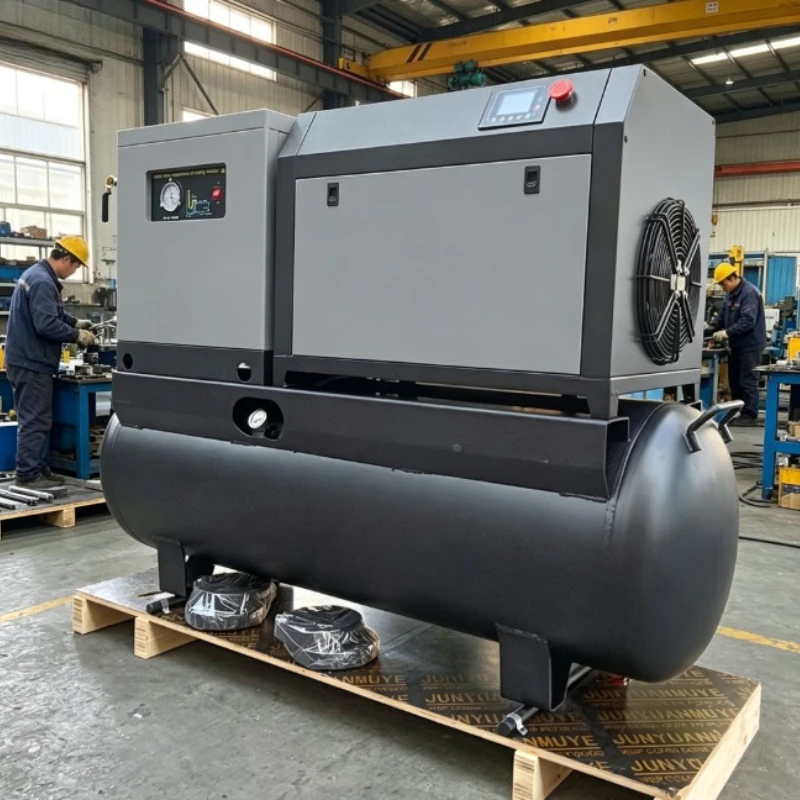 Screw Air Compressor Full Post-processing Kit For Shipbuilding Hull Rust Removal Sandblasting Production Air Supply