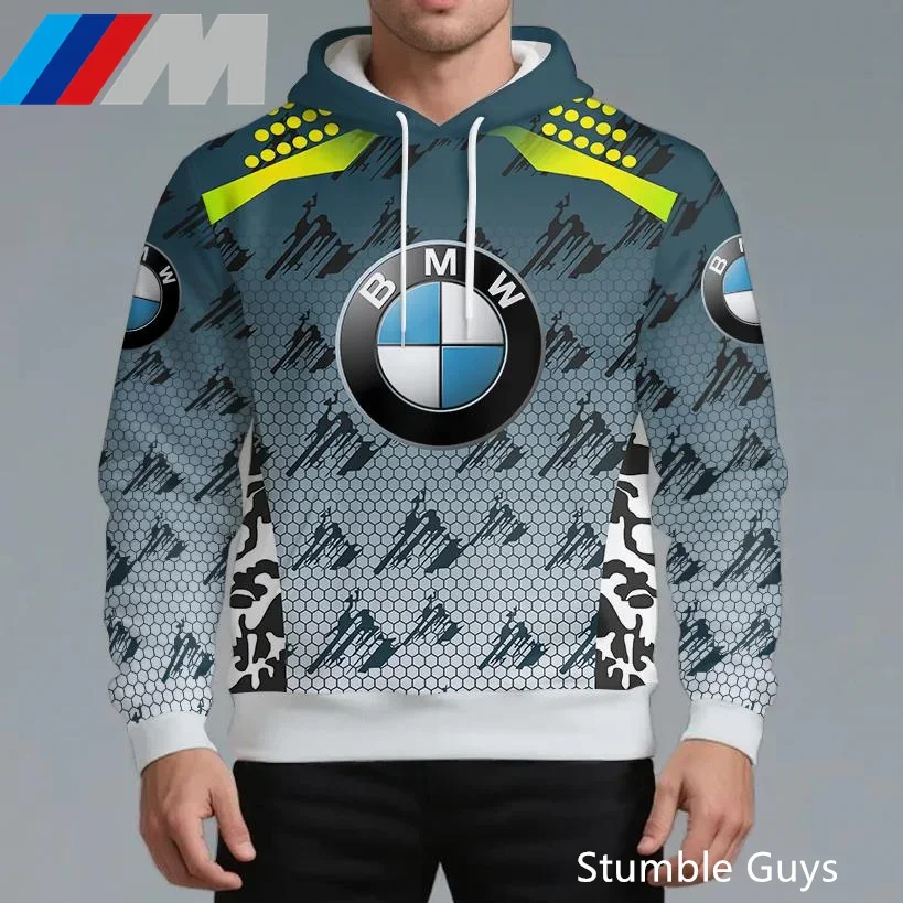 BMW الرجال هوديي طويلة الأكمام البلوز M السلطة بدلة سباق الرياضة في الهواء الطلق دراجة نارية أزياء عارضة ربيع الخريف #1