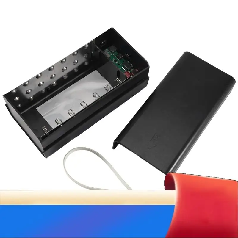

21X18650 Battery Case Welding Free Power Bank Case With Light 18650 Battery Charge Box Detachable Portable Diycase-X62A