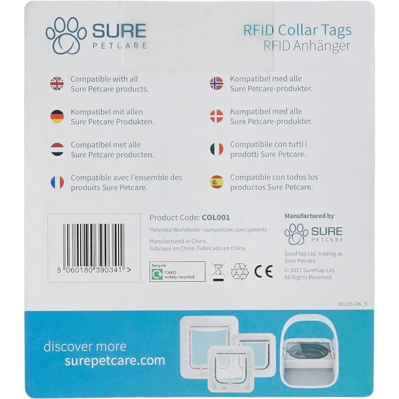 SureFlap Sure Petcare SureFeed Pack of Two RFID Collar Tags