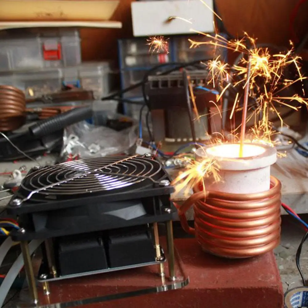 Nero E Rosso 1000w ZVS Alat Induzione Piastra di Riscaldamento Kit Riscaldatore Fornello Bobina Tubo Fai Da Te Riscaldatore Accensione Pemanas Hitam Dan Merah