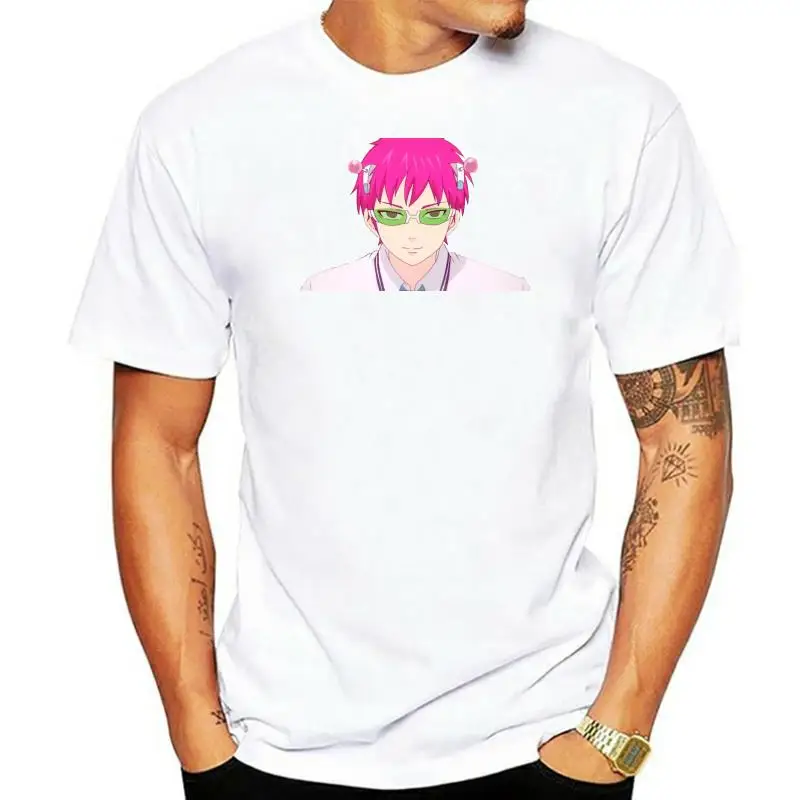 Crewneck Saiki  Anime T Shirt New Arrival For Male Natural Cotton  The Disastrous Life Of Saiki T Shirt Plus Size