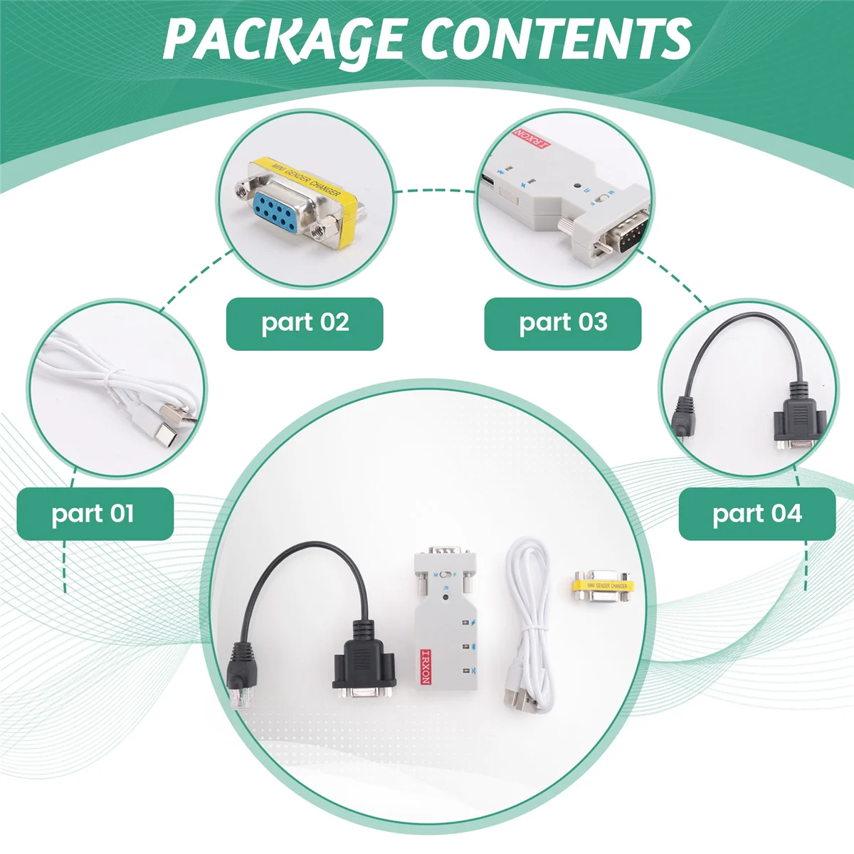 Puerto serie Módulo Bluetooth inalámbrico Línea RJ45 a RS232 Puerto serie Línea de consola Bluetooth