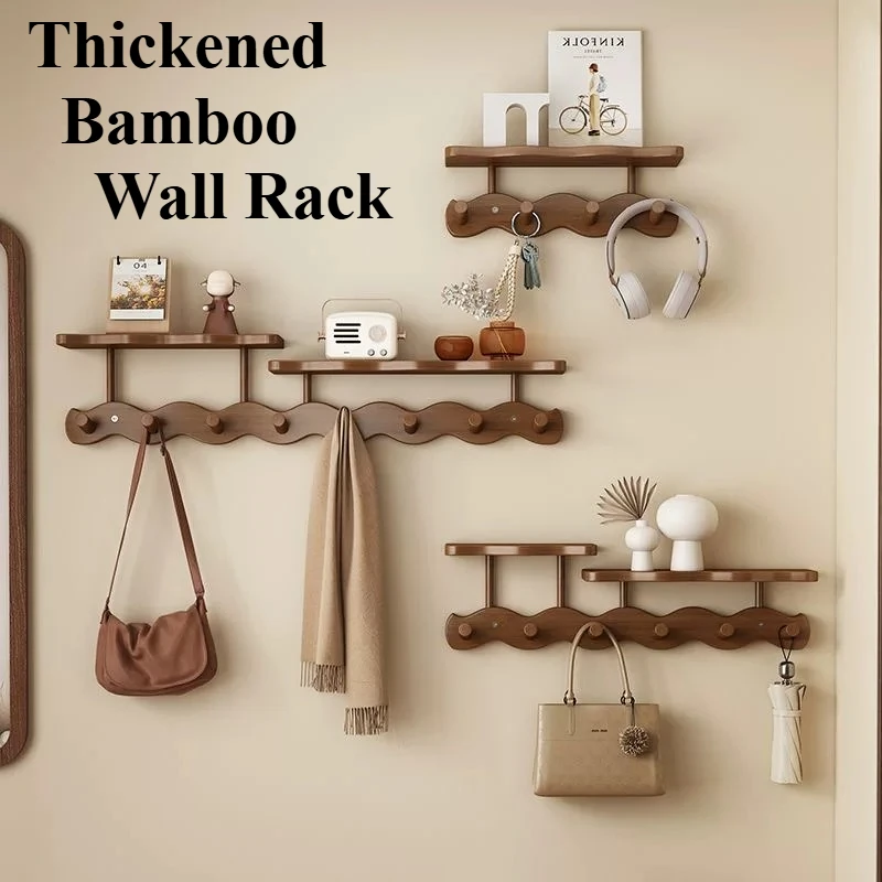 

Living Room Coat Hangers Wall Vintage Apartment Bamboo Shelf Hat Holder Wieszak Scienny Do Przedpokoju Luxury Furniture
