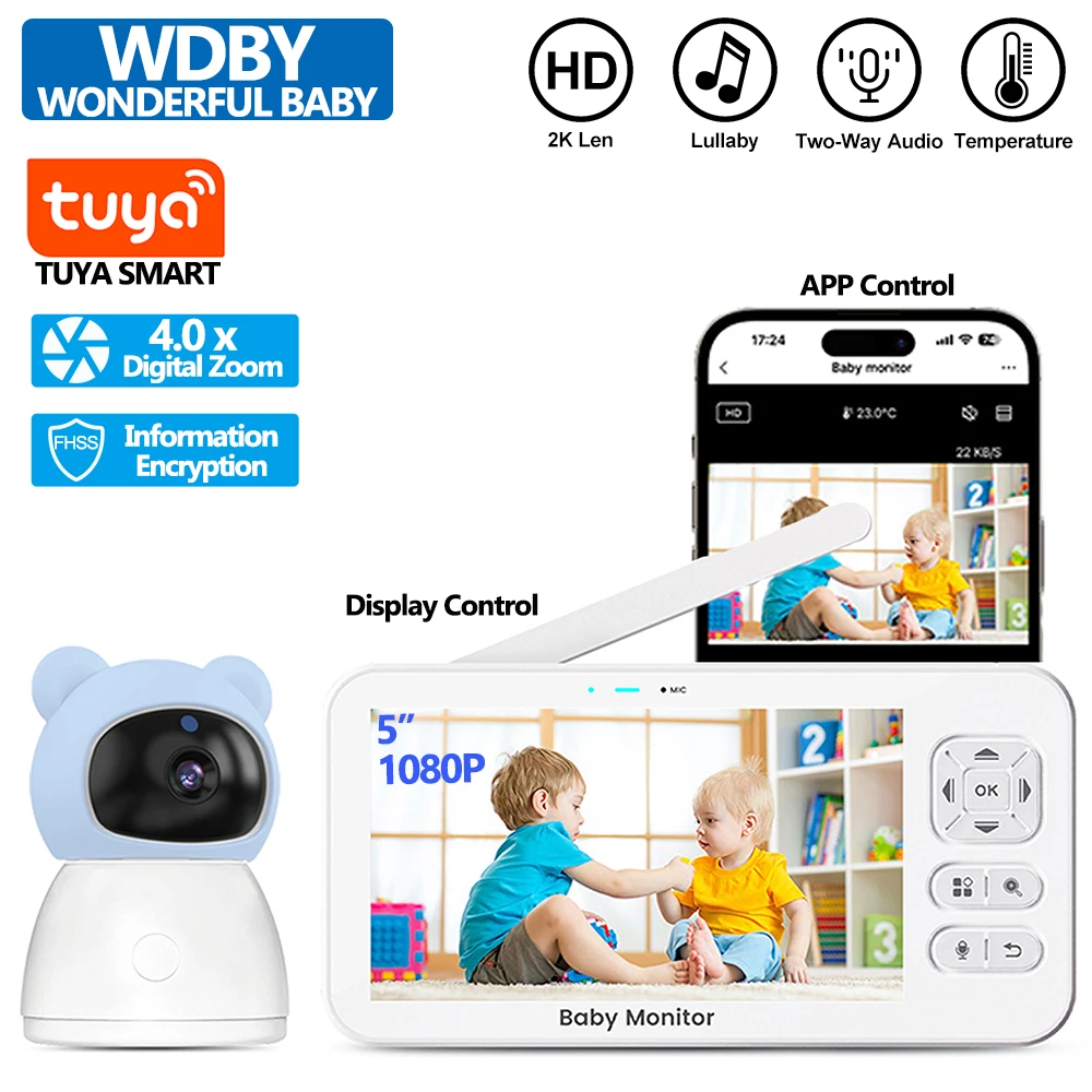 1080P HD TUYA Baby Monitor 5