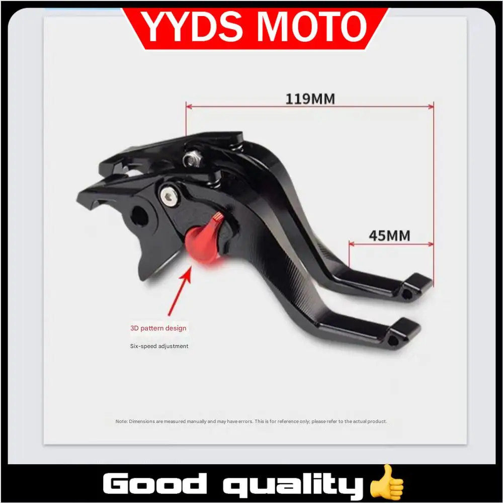Modification part: Labor-saving parking lever for ZONTES 368G motorcycle brake lever, two-finger horn-shaped aluminum alloy.