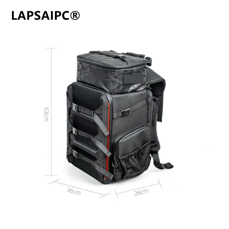 Lapsaipc for HGLRC Drone Backpack Camera Bag Splash-Proof Fabric 360X260X530mm 33.5L FPV Freestyle Drones Outdoor Flying