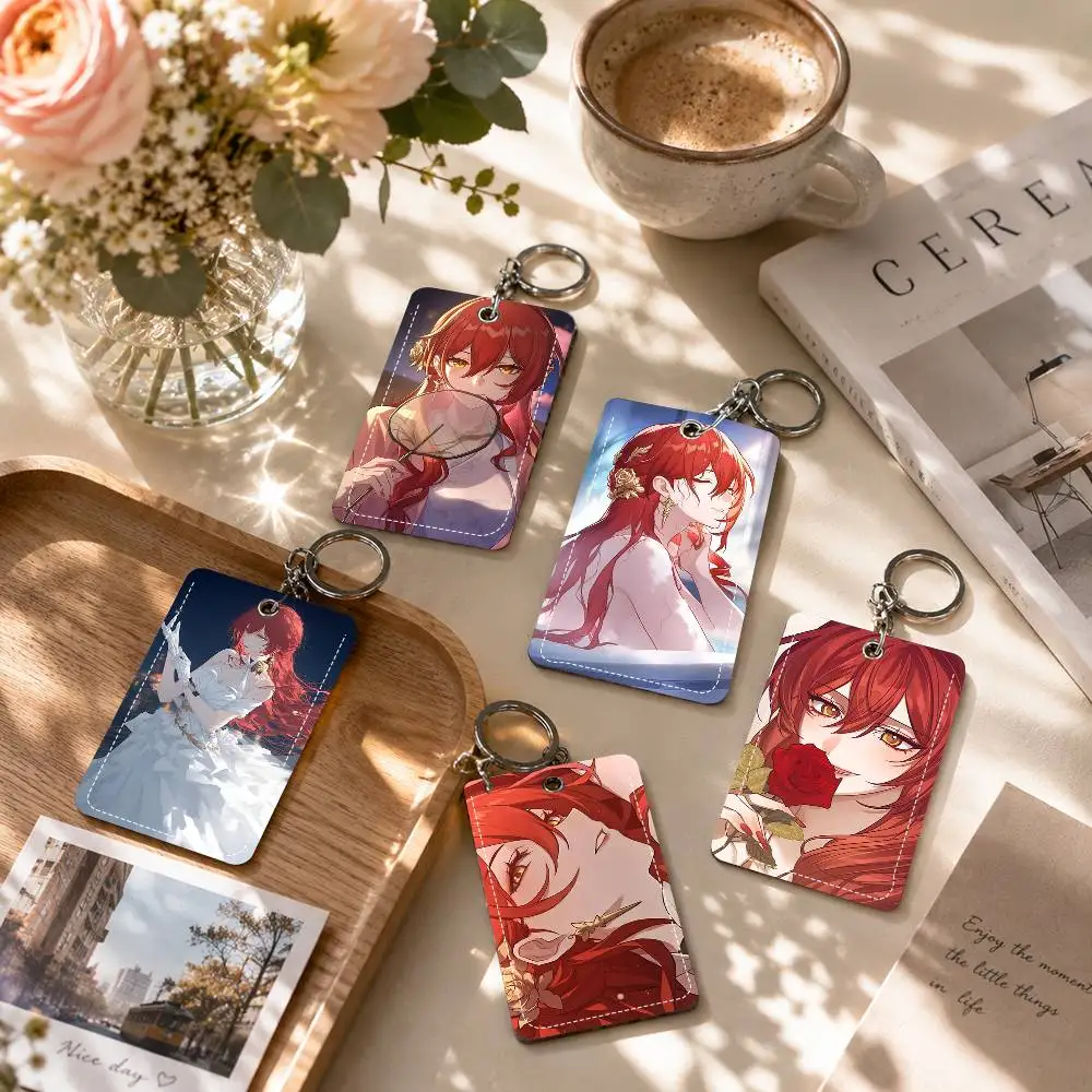 Anime Game Honkai Star Rail Boothill Holder Suitable For Bank Card Subway Bus Card Wallet Card Case Badge Holder Keychain