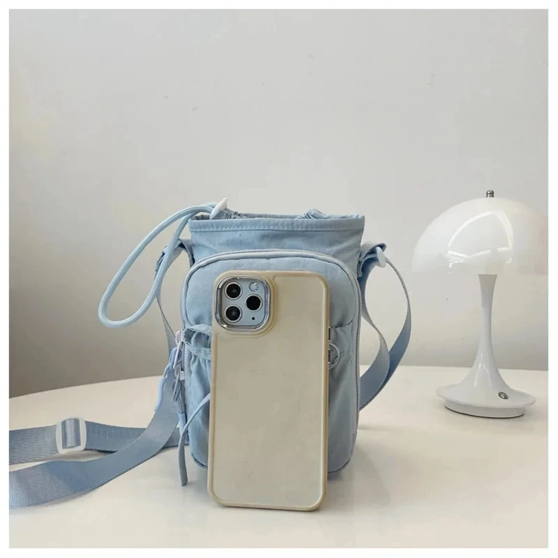 New Lightweight Crossbody Phone Bag for Women Outdoor Sports Cycling Bag Water Bottle Holder Travel Bag  Knot Design