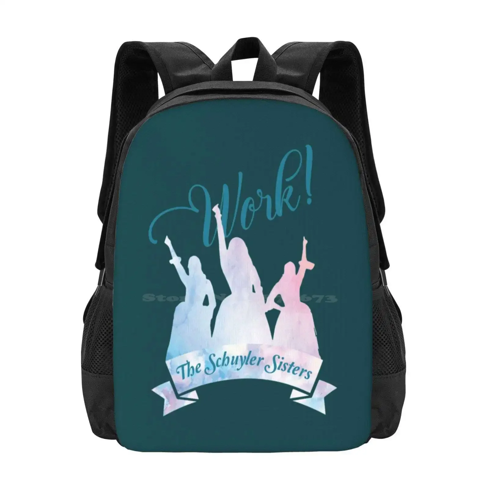 

The Schuyler Sisters Hamiltion Hamilton Musical Hot Sale Schoolbag Backpack Fashion Bags Hamiltion Musical Engelwurz Hydro