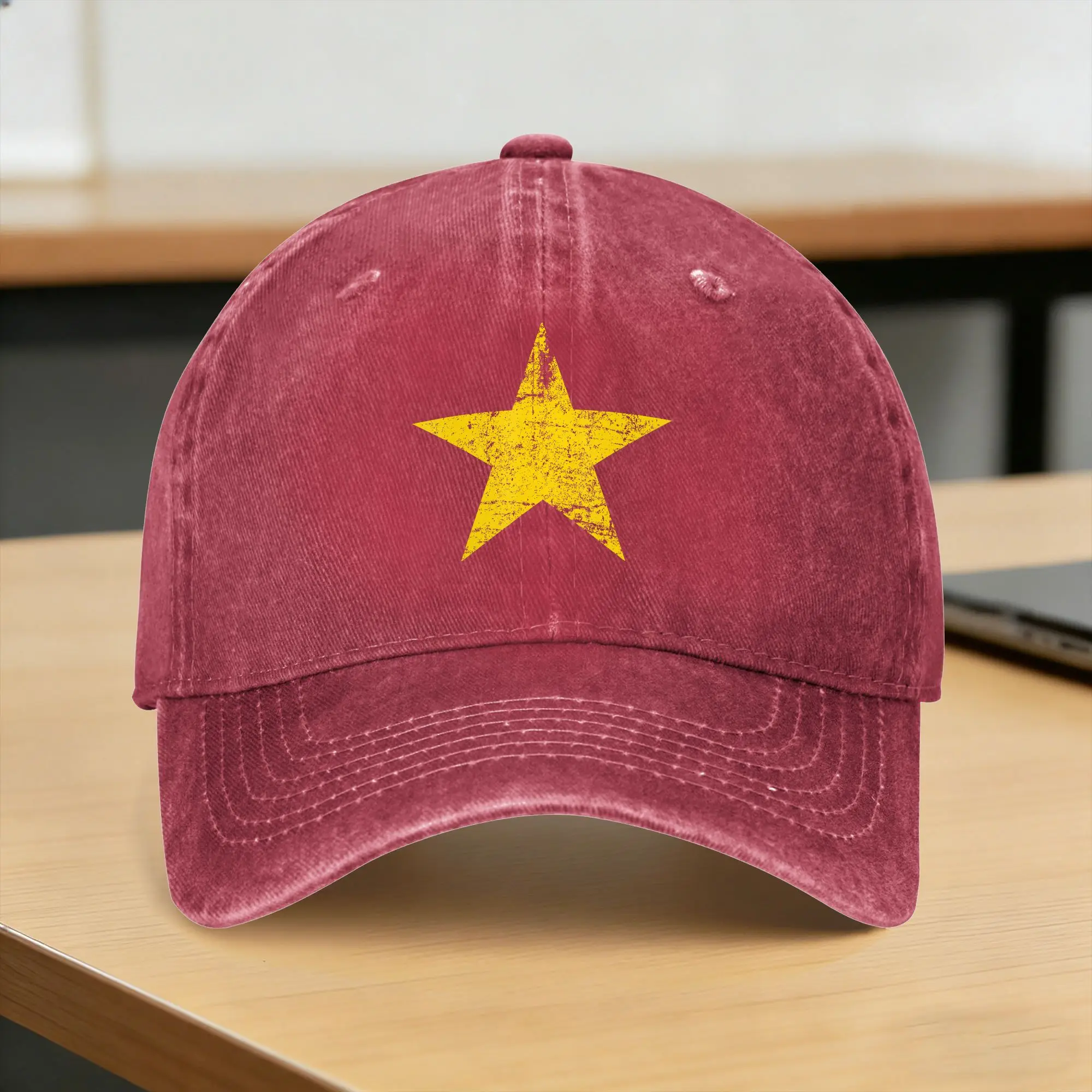 Czapka z daszkiem Flaga Wietnamu Letnia Casualowa Hip Hopowa Damska Męska z Nadrukiem Do Biegania Hippie Gorąca Wyprzedaż Snapback