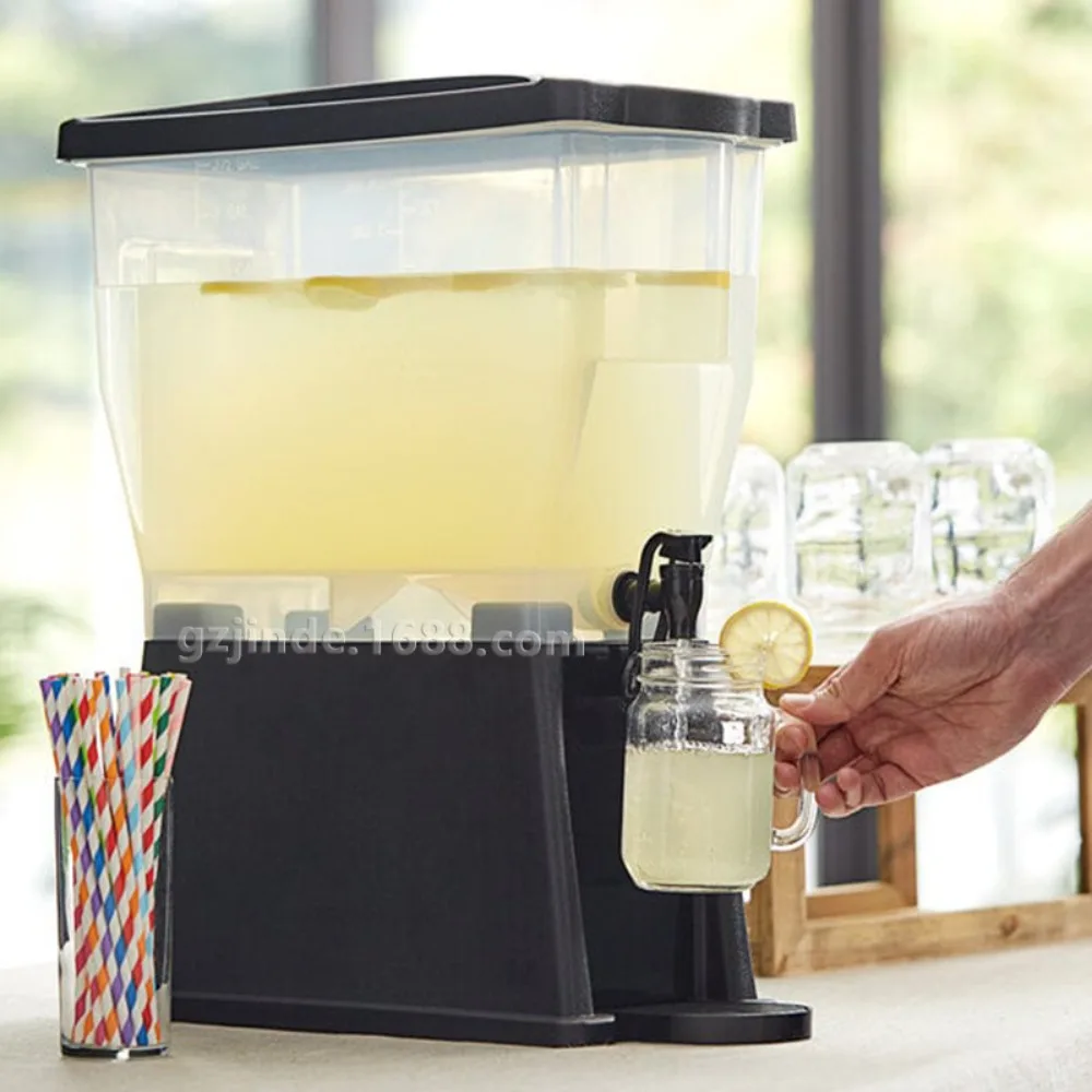 

3 Gallon 11L Outdoor Beverage Bucket Juice Cauldron Portable Juice Cauldron Cold Drink Machine Buffet Coffee Juice Machine