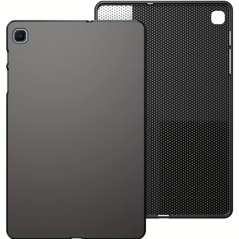 Galaxy Tab S6 Lite 10.4-inch Protective Case 2020, 2022, 2024 Ultra-Thin Matte TPU Rubber Soft Leather Silicone Protective Case