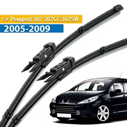 Erick's Wiper Front Wiper Blades For Peugeot 307 Hatchback 307CC 307SW Windshield Windscreen Clean Window Car Rain Brush 28