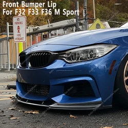 Front Bumper Lip For Bmw F32 F33 F36 430i 430d 440i M Sport 2013-2020 Car Spoiler Gloss Black Bodykits Tuning Splitter Diffuser