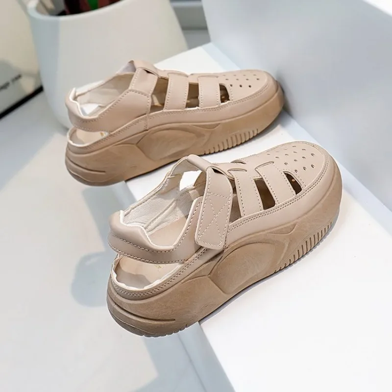 Comemore Luxury Shoes for Women\'s Sandals Summer 2025 New Woman comfortable flat shoes for Girls Platform Heels designer sandals