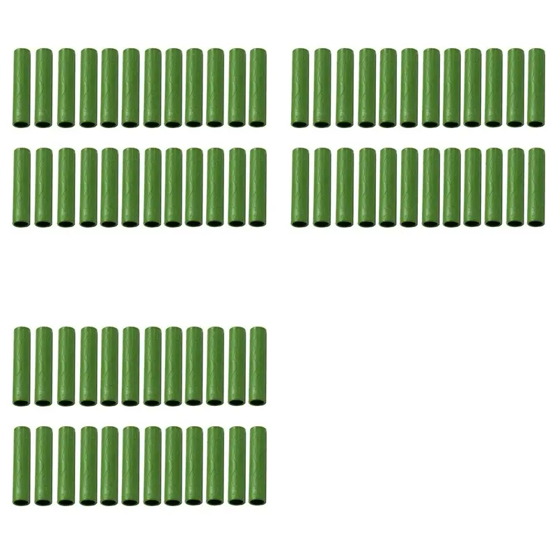 PHFU-60PCS 8MM Garden Stake Straight Connectors Plastic Garden Stake Connecting Pipe Heavy Duty Plant Support Stake