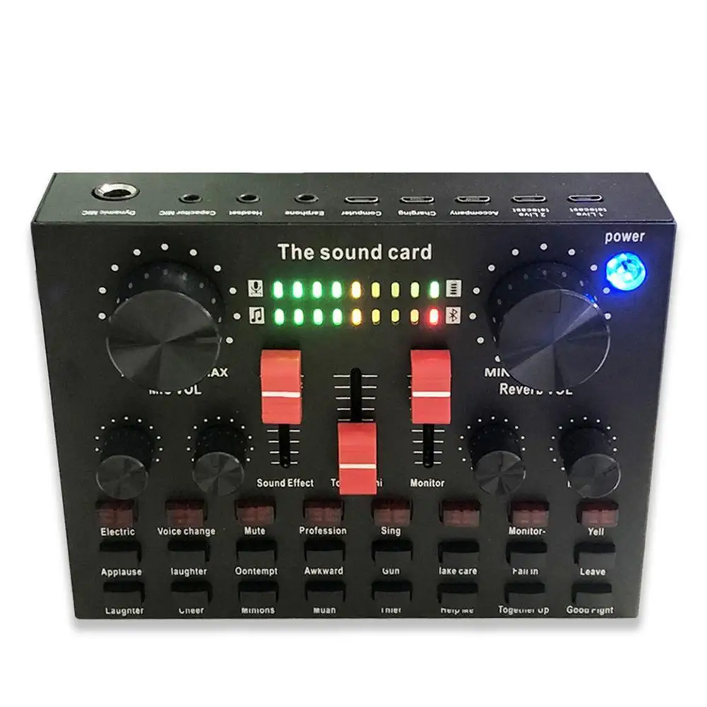 Live Streaming Tuning Sound Cards Variable Sound Tuning Live Streaming Equipment Entertainment Anchor Multifunction Audio Board