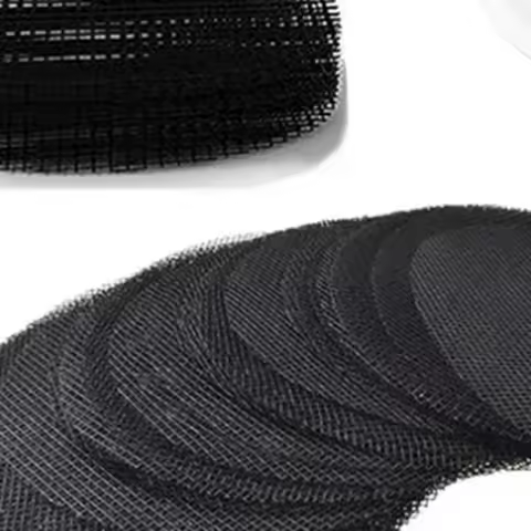 50pcs Pot Hole Mesh Pad Grid Round Drainage Hole Screen For Pot Bottom Prevent Soil Loss Bonsai Flower Plant Gardening Tools