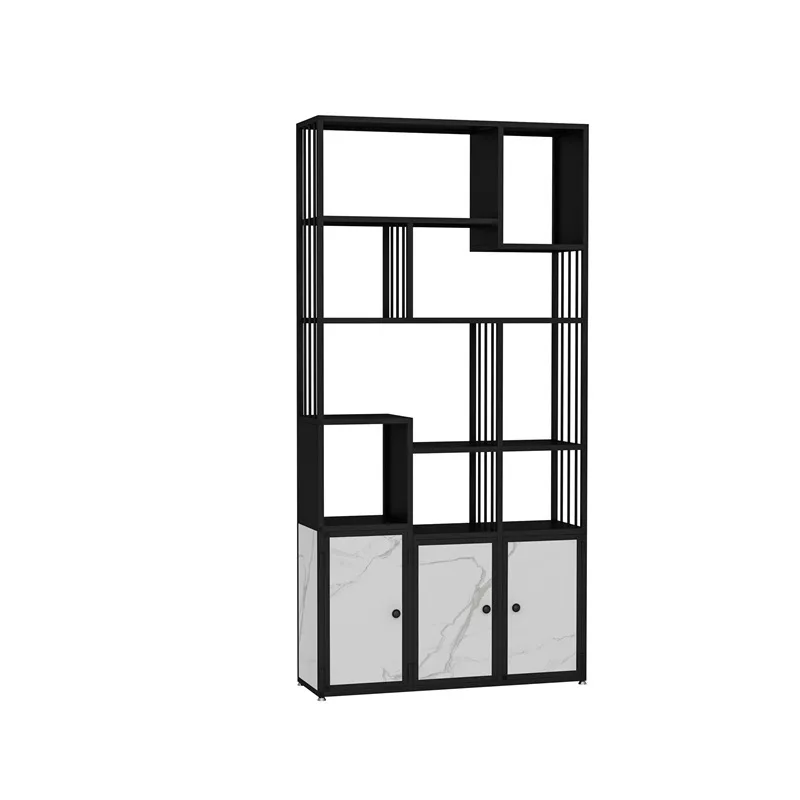 

Скандинавская офисная перегородка из кованого железа, книжная полка, полка для хранения, книжный шкаф