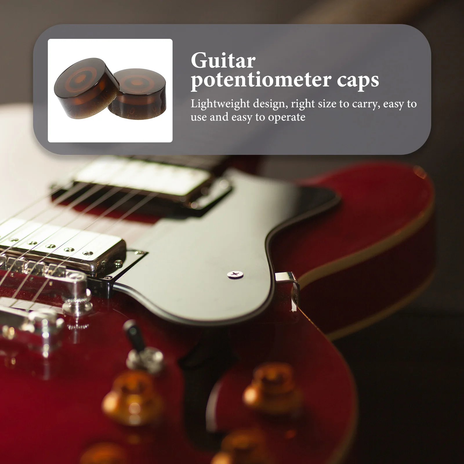 

Potentiometer Cap Electric Guitar Tone Replacement Knob Knobs for Volume Control