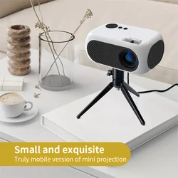 MINI School Teaching Office Projector 800*480P Support HD 1080P 4K Portable Beamer LED Video Home Theater Outdoor Proyector