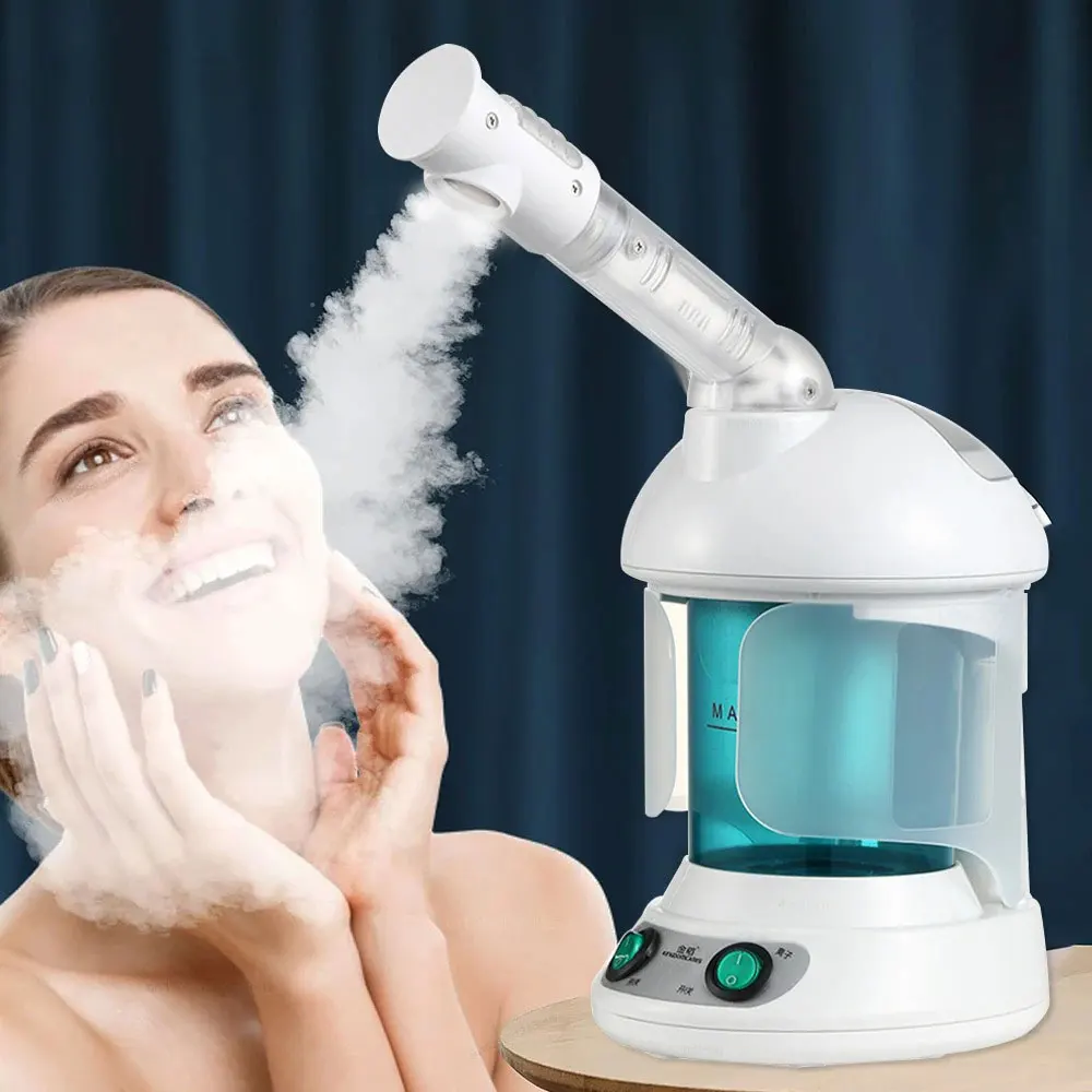 Face Steamer Facial Vaporizer Professional Facial Steamer for Face Hot Warm Mist Sprayer Moisturizing Portable Facial Steamer