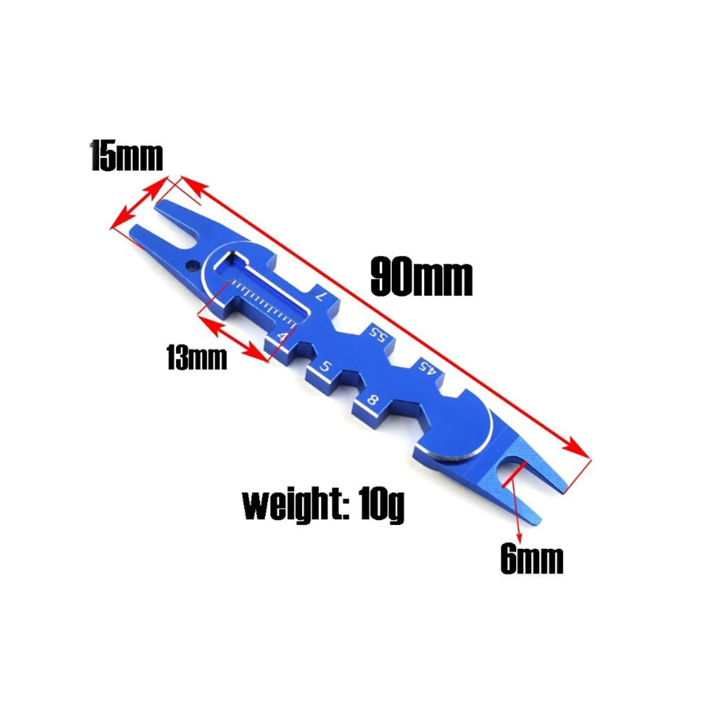 Aluminium Ball End Remover Spurstange Einstellung Werkzeuge Mehrzweck Schlüssel Reparatur Werkzeuge Für RC Modell Auto Buggy Crawler