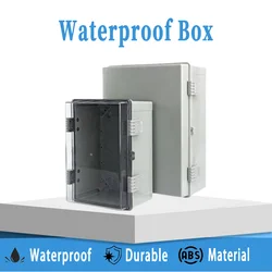 IP66 Waterproof Gray/Transparent ABS Enclosure Electrical Junction Box Outdoor Sealed Switch Power Case Distribution Boxes
